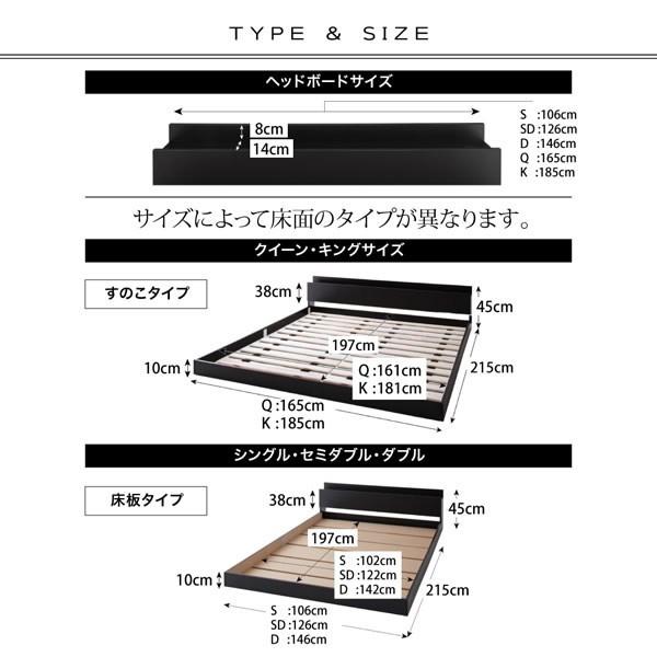 【メルカリ限定価格】高級感溢れるベッド♪ ナント高さ調整も可能！　クイーンサイズ フロアベッド クイーン キング 棚付き コンセント付き ローベッド 大型