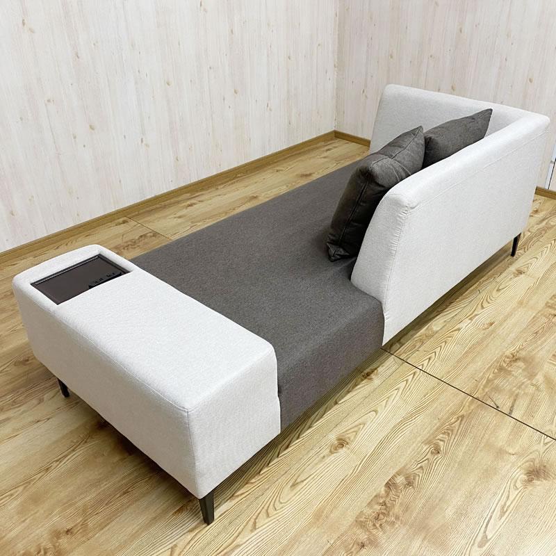 ソファ オシャレ テーブル付き コンセント マルチソファー 昼寝
