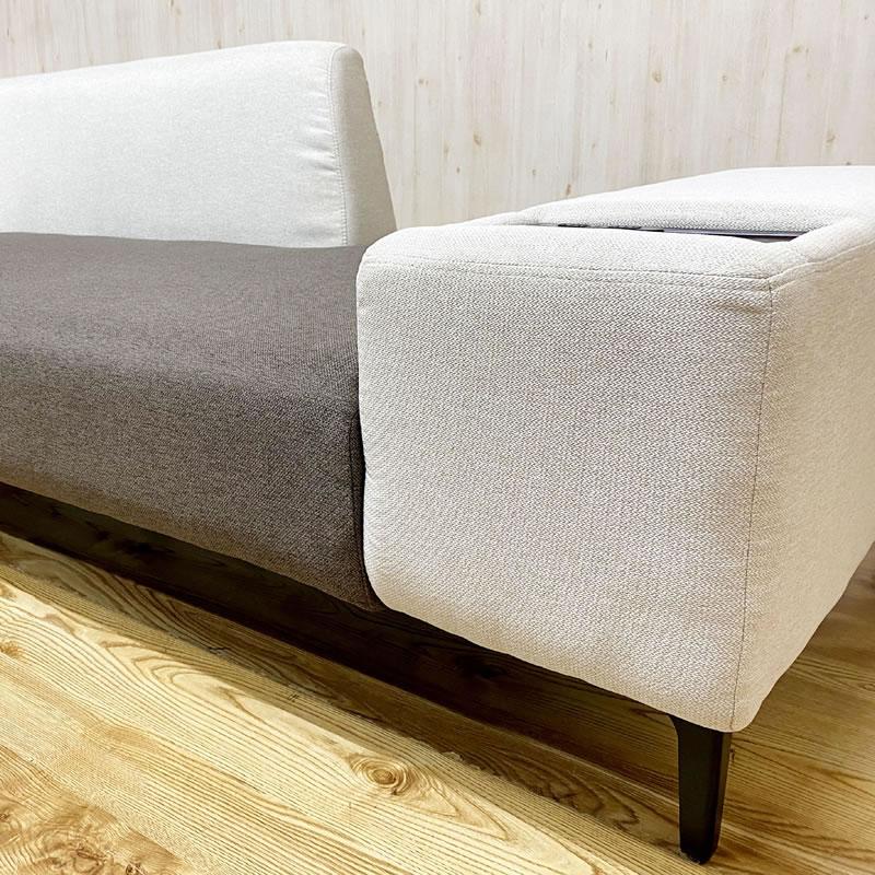 ソファ オシャレ テーブル付き コンセント マルチソファー 昼寝
