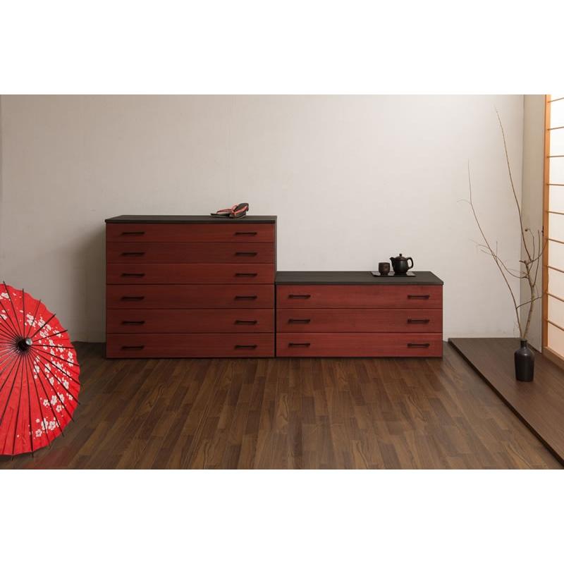 桐箪笥 日本製 完成品 和ダンス 和タンス 和箪笥 着物用 日本製 日ノ丸 アイデンティシリーズ 6段 幅98 Ht27 023 ベッド通販ドットコム 通販 Yahoo ショッピング