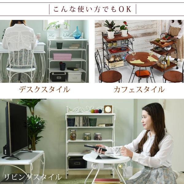 IRI-0055 ヨーロッパ風 ロートアイアン ラック 靴箱 シューズボックス 下駄箱  シューズラック アンティーク風の画像