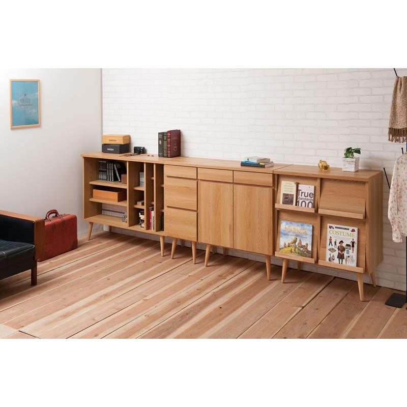 キャビネット おしゃれ 安い 脚付き 幅74 北欧風インテリア ヴィンテージ ナチュラル 日本製 完成品 Nk04 014na ベッド通販ドットコム 通販 Yahoo ショッピング