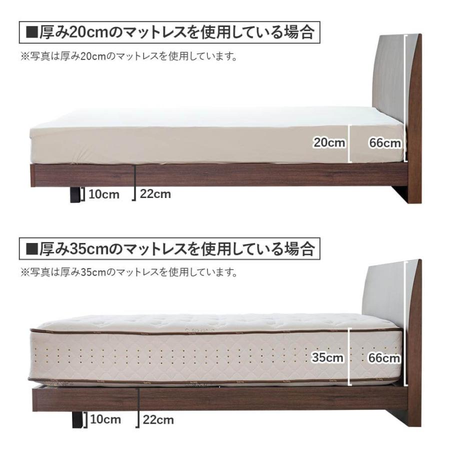 ベッド クイーン 木製 組立設置無料 センシスト921 ステーションタイプ 床面高22cm 日本製 マットレス別売り |  | 09