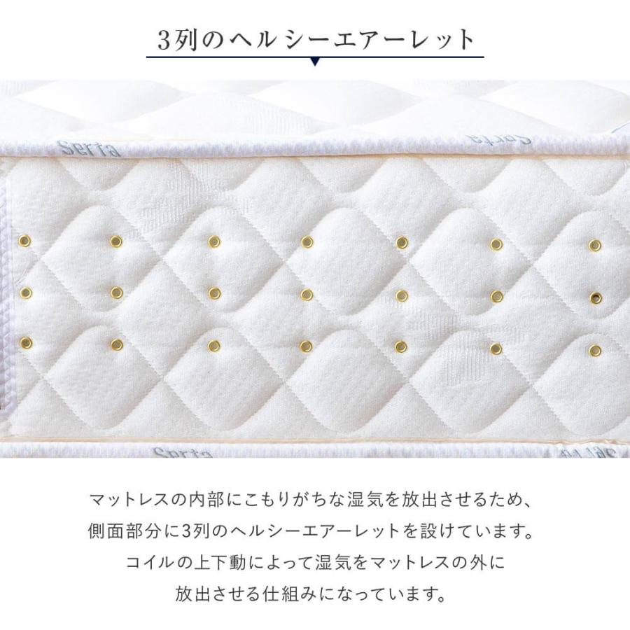 サータ マットレス 正規販売店 クイーン 1枚仕様 Q2 ペディック65 MID ポケットコイル Serta | Serta | 07