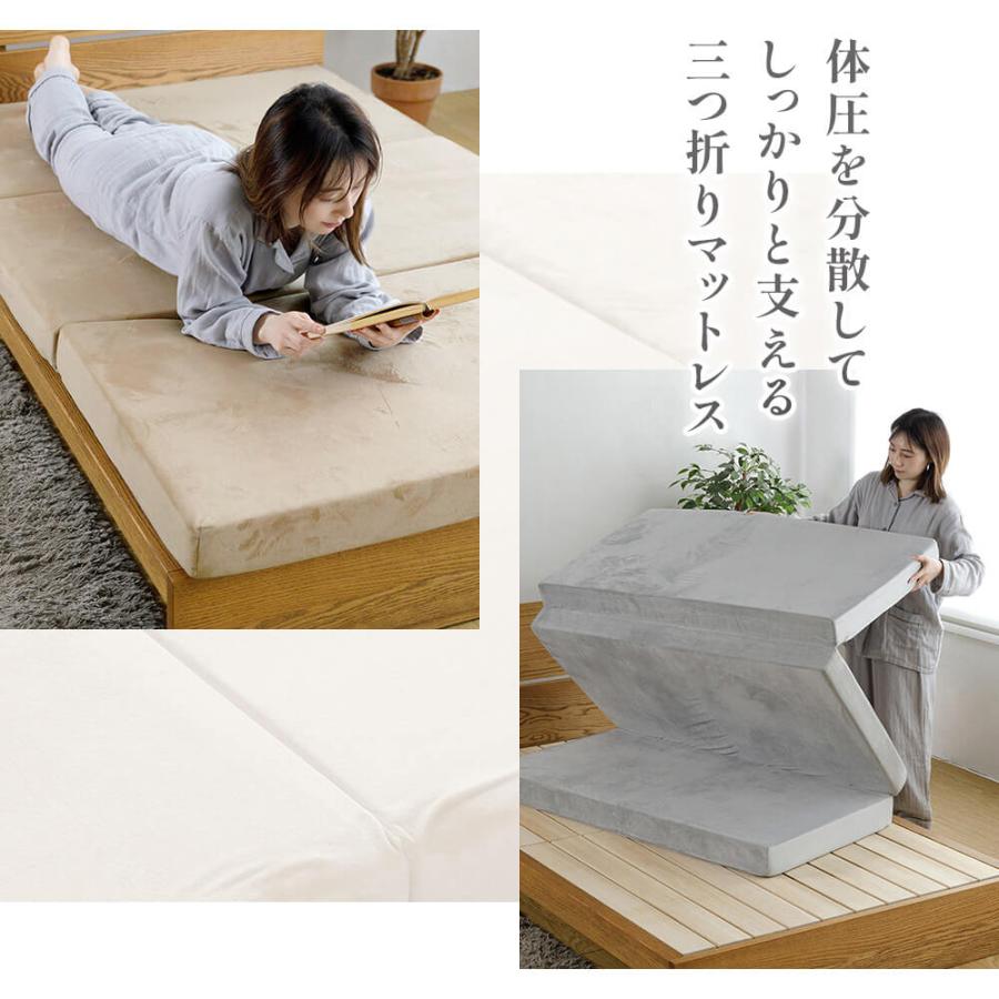 ビーナスベッド 開梱設置なし マットレス 高反発 セミダブル 三