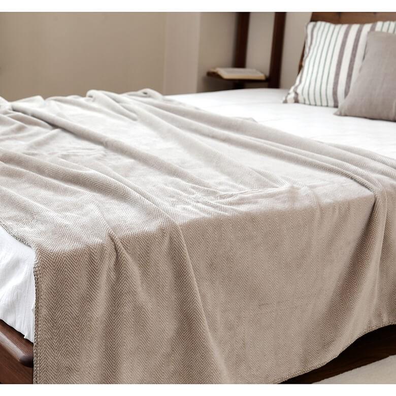 ブランケット 毛布 綿毛布 シングル 綿100％ シール織り