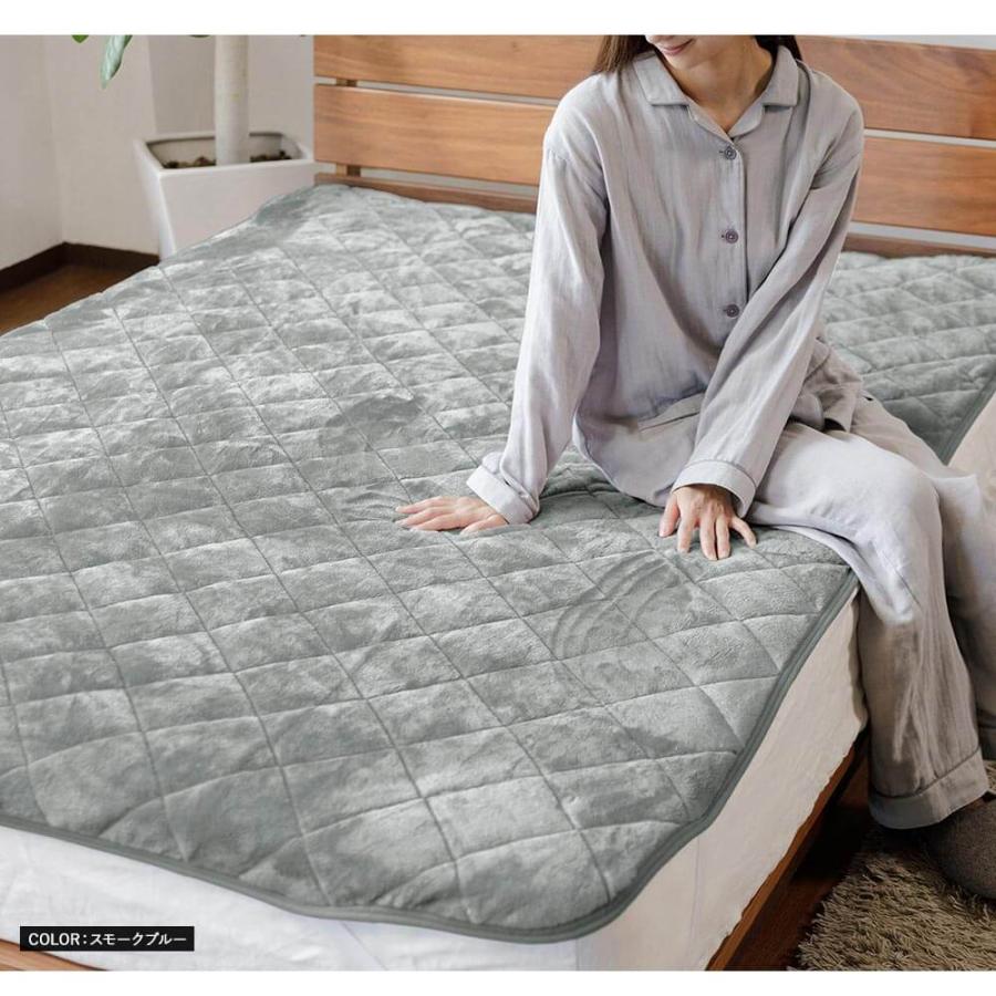 敷きパッド キング あったか マイクロファイバー とろけるタッチの敷パッド レギュラー 180×200cm 厚手 冬用 ベッドパッド | ビーナスベッド | 02