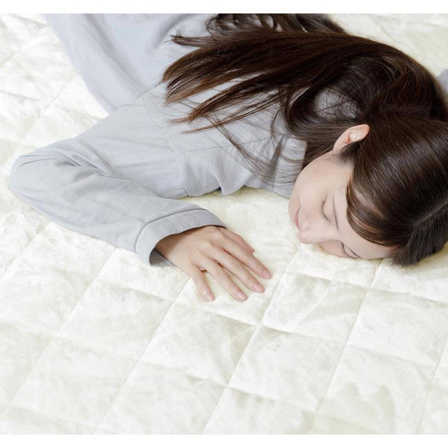 敷きパッド ワイドキング あったか マイクロファイバー とろけるタッチの敷パッド レギュラー 200×200cm 厚手 冬用 ベッドパッド | ビーナスベッド | 04
