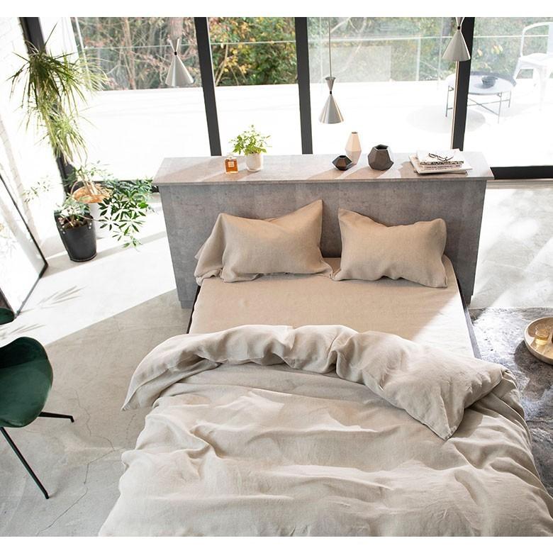 ボックスシーツ セミダブル 麻100% ファインリネン ワンウォッシュ 120×200×30cm 上質 リネン シーツ ベッドシーツ ベッドカバー ナチュラル やわらか 軽量 |  | 04