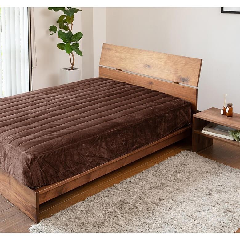 パッド一体型 ボックスシーツ マイクロファイバー ワイドキング スマートベッドメイキング シーツ 200×200×32cm あったか 冬用 マットレスカバー 敷きパッド |  | 02