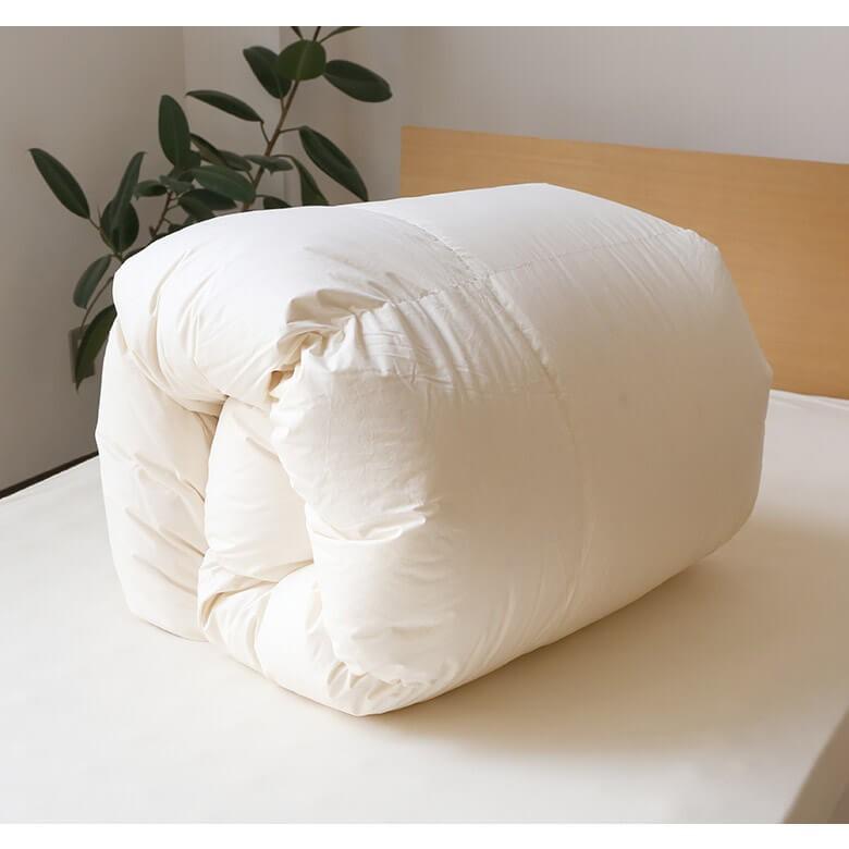 寝具セット セミダブル 3点 ベッド用 寝具3点セット 羽毛布団 掛け布団 (170×210cm) 洗えるベッドパッド (120×200cm) フェザー枕 まくら (43×63cm) |  | 05