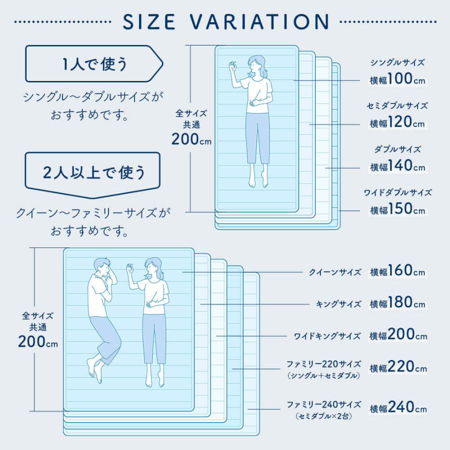冷感 敷きパッド セミダブル ひんやり 夏用 Q-MAX 0.5 快眠エアさらクール 敷パッド レギュラータイプ 120×200cm 接触冷感 涼感 冷却 ベッドパッド | ビーナスベッド | 13