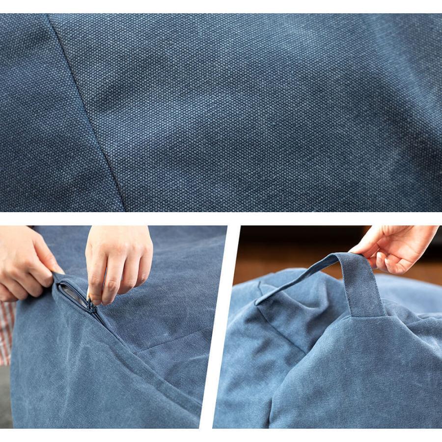 ソファ 一人掛け 軽量 ビーズ クッション ウォーカー WALKER nora. ノラ and g アンジー 帆布 ナチュラル カジュアル 家具 |  | 08