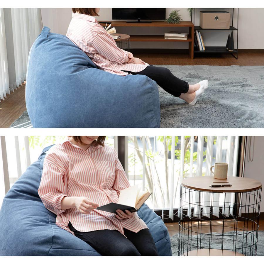 ソファ 一人掛け 軽量 ビーズ クッション ウォーカー WALKER nora. ノラ and g アンジー 帆布 ナチュラル カジュアル 家具 |  | 10