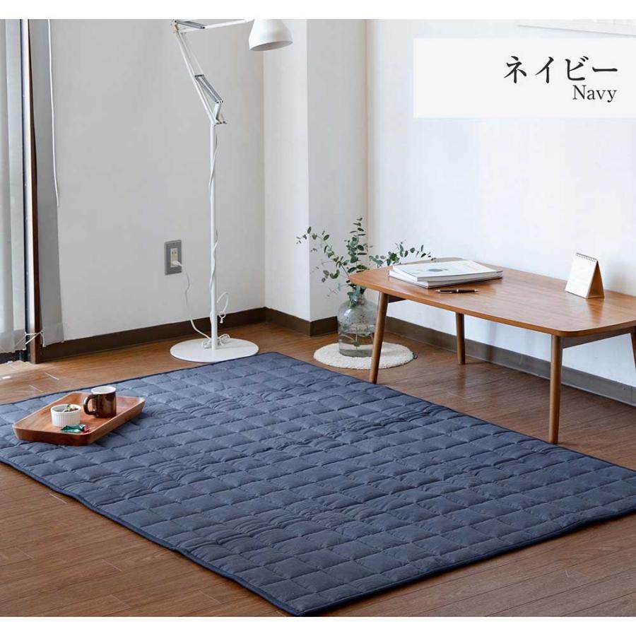 ビーナスベッド ラグ ラグマット 麻 長方形 185×235 約3畳 抗菌 防臭 4