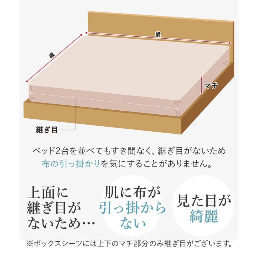 ボックスシーツ キングロング 綿100 防ダニ コットンツイル 180×210×25 ダニ防止 ダニよけ 花粉 ハウスダスト アレルギー対策 洗える マットレスカバー | ビーナスベッド | 11