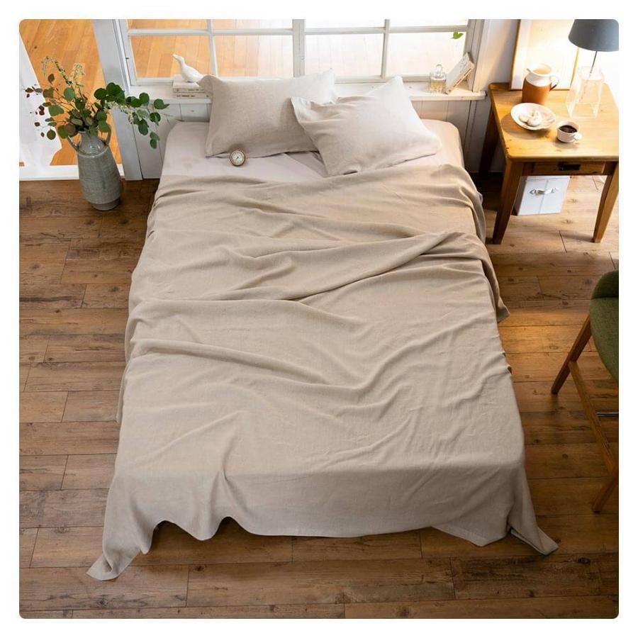 マルチカバー 麻100% Lサイズ ファインリネン ワンウォッシュ 210×270cm 3人用 洗える 麻 リネン フリーカバー ソファカバー こたつカバー ベッドカバー |  | 09