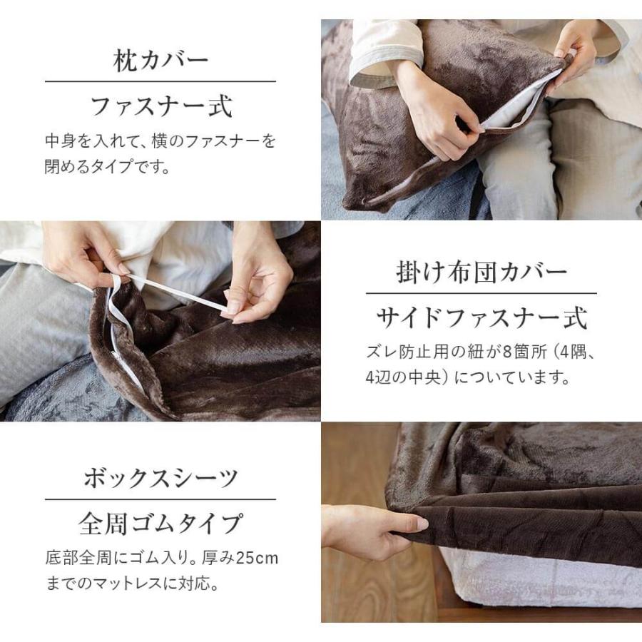 ボックスシーツ セミダブル あったか fuwari(ふわり) マイクロファイバー 120×200×30 暖かい おしゃれ 北欧 | ビーナスベッド | 12