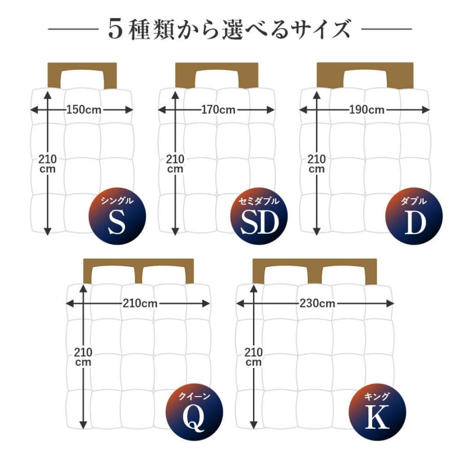 ビーナスベッド 暁 AKATSUKI 2枚合わせ 羽毛布団 スタンダード ビーナスベッド 暁 AKATSUKI 2枚合わせ 羽毛布団 スタンダード