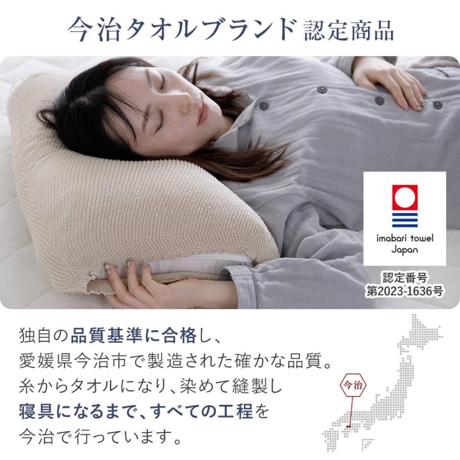 kontex（コンテックス） 枕カバー TUBE FITS タオル生地ののびるまくら