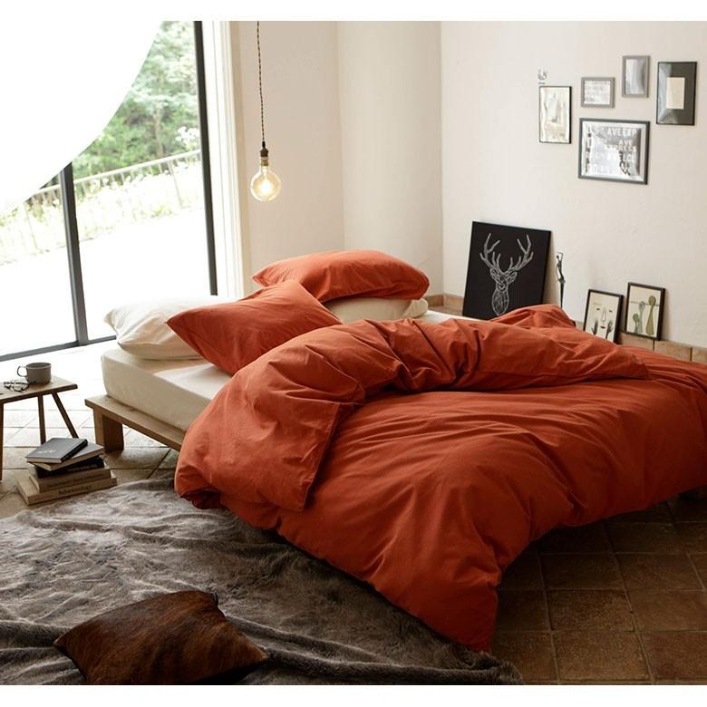 掛け布団カバー ダブル 綿100% コットンフランネル 190×210cm 春 秋 冬