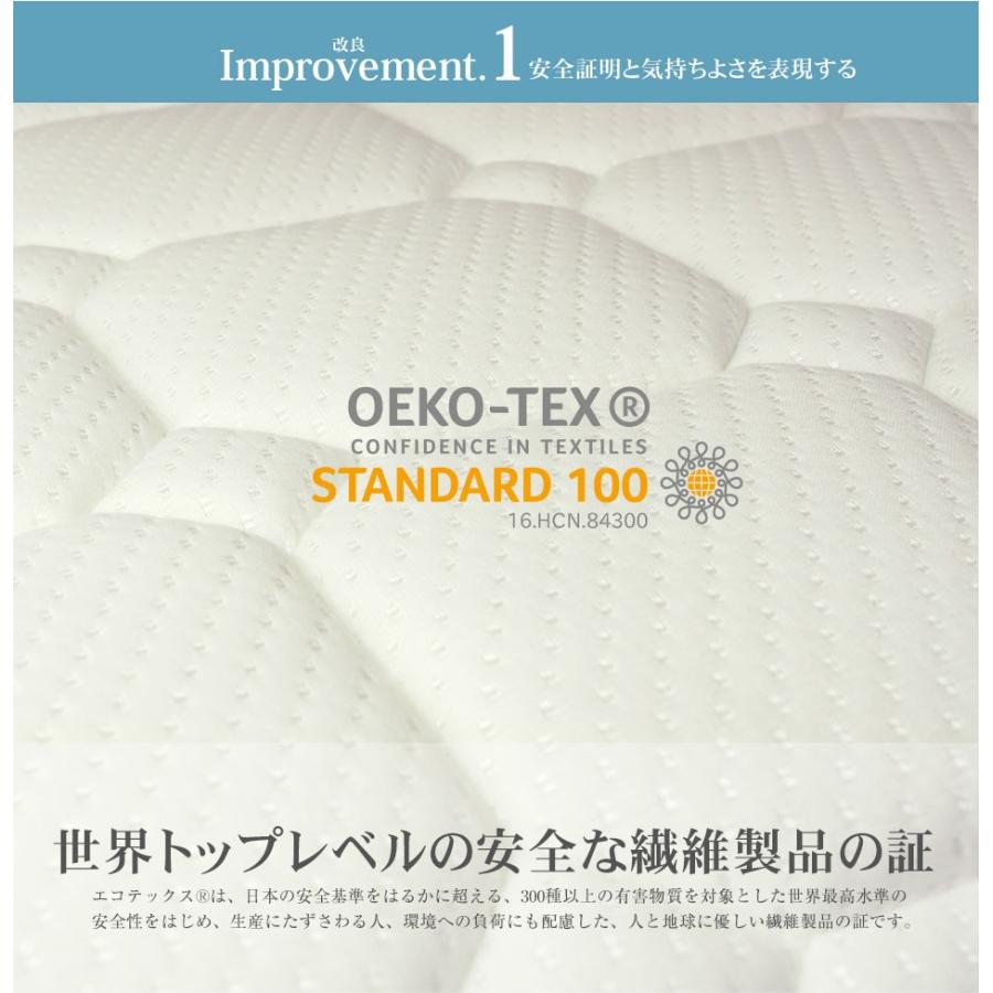 ベッドアンドマットレス 3ゾーン マットレス ポケットコイル