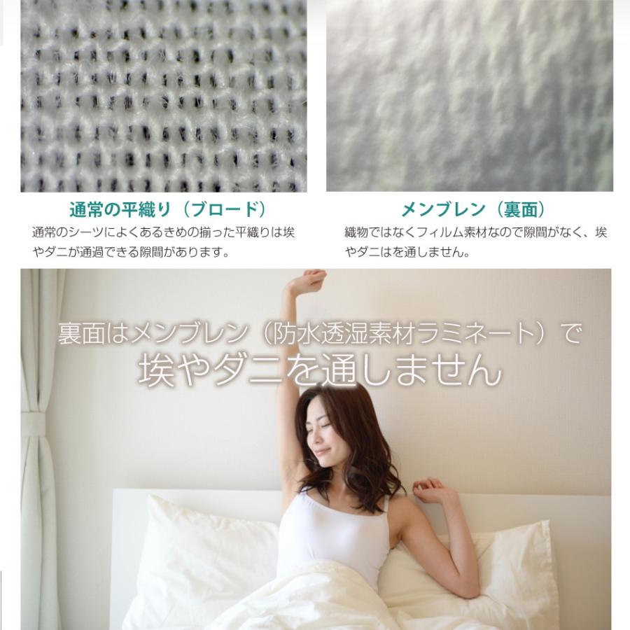 ベッドアンドマットレス 防水枕カバー 枕カバー ピロープロテクター
