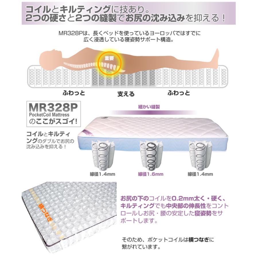 マットレス シングル ポケットコイルマットレス ベッド用 ムスタリング