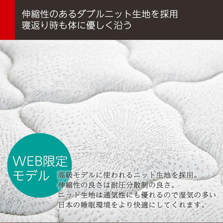 フランスベッド マットレス シングル または 85スモールシングル tw-100α TW-100α tw100a ツインサポート 高密度連続スプリング ZT-030後継｜bedandmat｜08