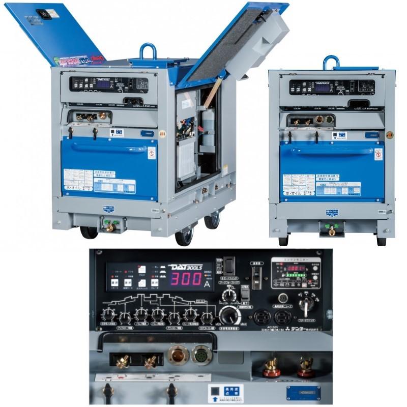 [ディーゼルＴＩＧ+交流電源]デンヨー　ディーゼルエンジンＴＩＧ溶接機　DAT-300LSE (車輪付／エコベース付)　[送料無料]｜bedream｜02