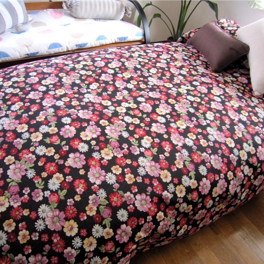 ベッドスプレッド  カルノス ダブル 230×270cm 1.5kg/スペイン製/日本仕様/ジャガード織 ゴブラン/280ｃｍ超広幅デザイン生地の画像