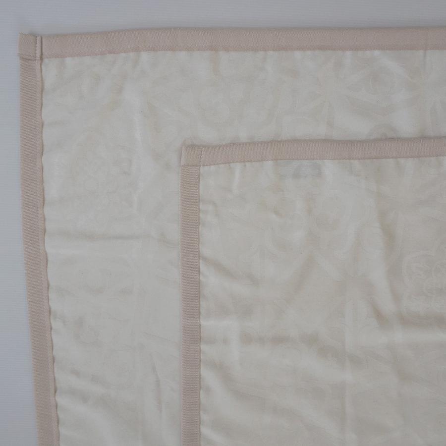 ベッドスプレッド カンクン ベージュ クイーン 250×270cm 1.4kg/スペイン製/日本仕様/ジャガード織/280ｃｍ超広幅デザイン生地 ベッドカバーの画像