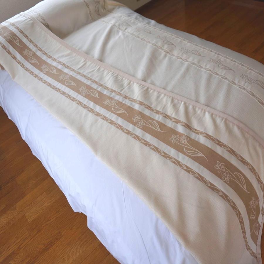 ベッドスプレッド パルミラ クイーン 250×270cm 1.6kg/スペイン製/日本仕様/ジャガード織/280ｃｍ超広幅デザイン生地 ベッドカバーの画像