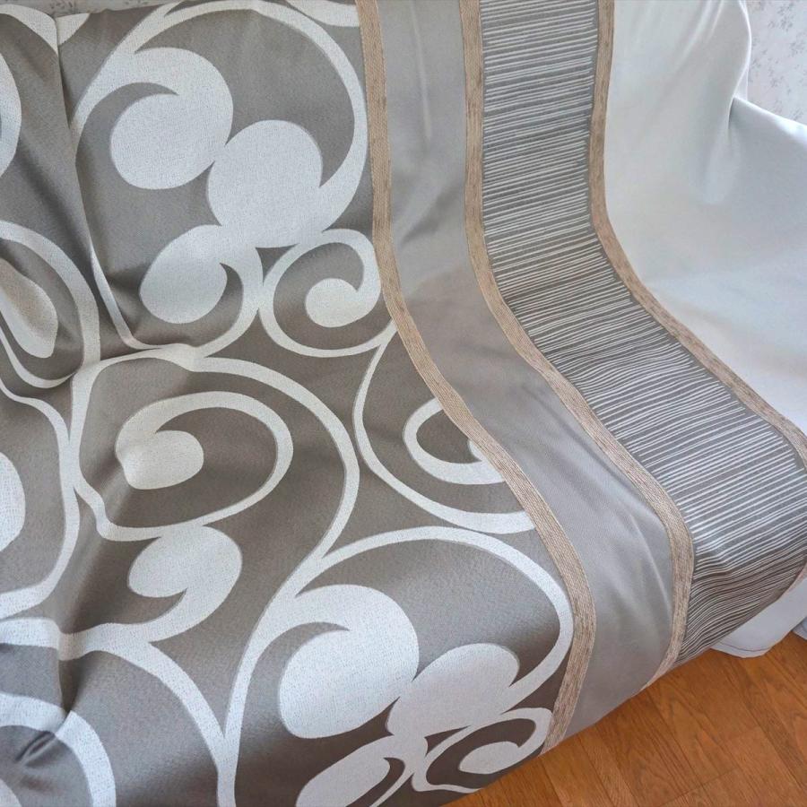 ベッドスプレッド ポルパノ ダブル 230×270cm 1.3kg/スペイン製/日本仕様/ジャガード織/280ｃｍ超広幅デザイン生地 ベッドカバーの画像