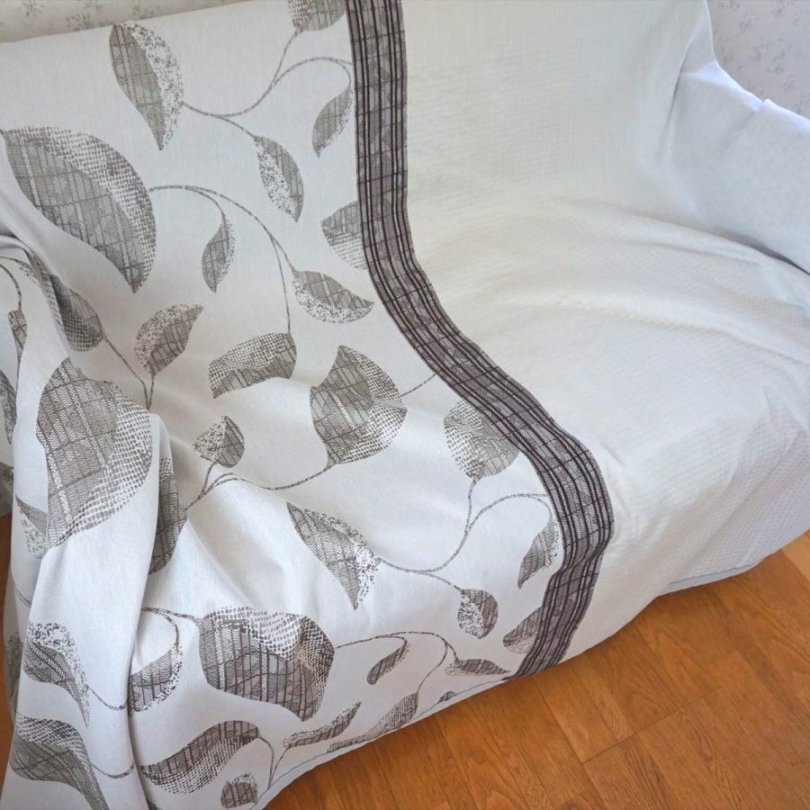 ベッドスプレッド ロンビパノ クイーン 250×270cm 1.4kg/スペイン製/日本仕様/ジャガード織/280ｃｍ超広幅デザイン生地 ベッドカバーの画像