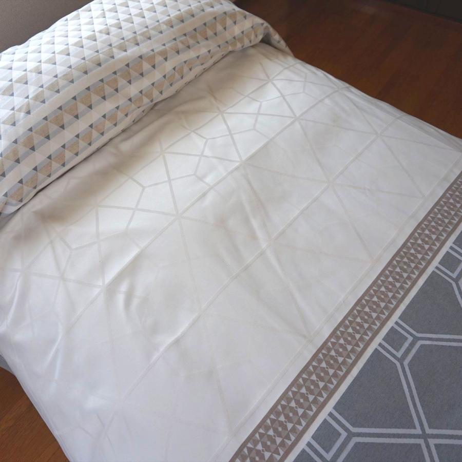 ベッドスプレッド カレン グレー ダブル 200×270cm 1.7kg/スペイン製/日本仕様/ジャガード織/280ｃｍ超広幅デザイン生地 ベッドカバーの画像