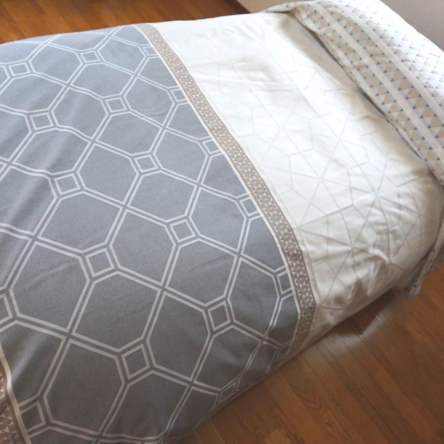 ベッドスプレッド カレン グレー ダブル 200×270cm 1.7kg/スペイン製/日本仕様/ジャガード織/280ｃｍ超広幅デザイン生地 ベッドカバーの画像