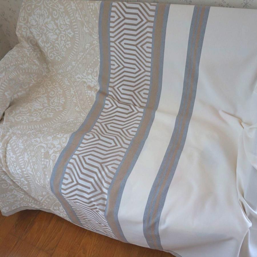 ベッドスプレッド ダルマ ダブル 230×270cm 1.7kg/スペイン製/日本仕様/ジャガード織/280ｃｍ超広幅デザイン生地 ベッドカバーの画像