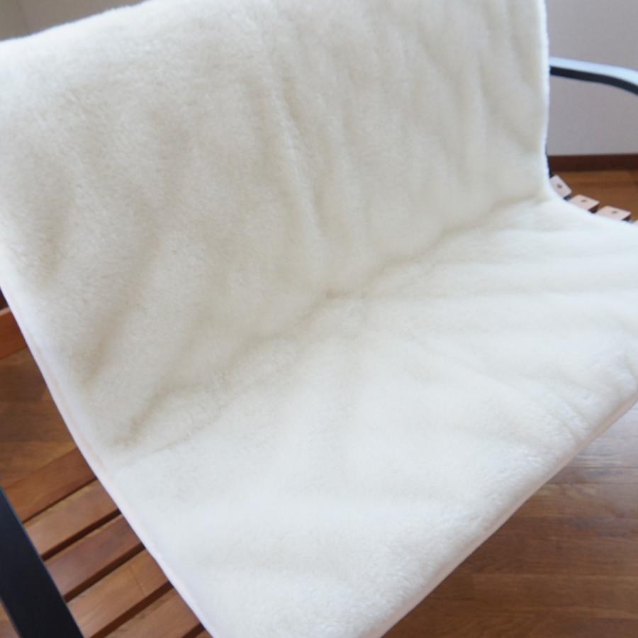 ベッドパッド ダブル ウールの特性を保って洗える【ウールファー】１4０×２００cm ダウンウール３.８kg 日本製 ファイングレードウール(フランスリムザン)_11