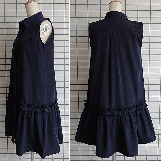 シャツワンピース 春夏 ひざ丈 膝丈 ワンピース レディース