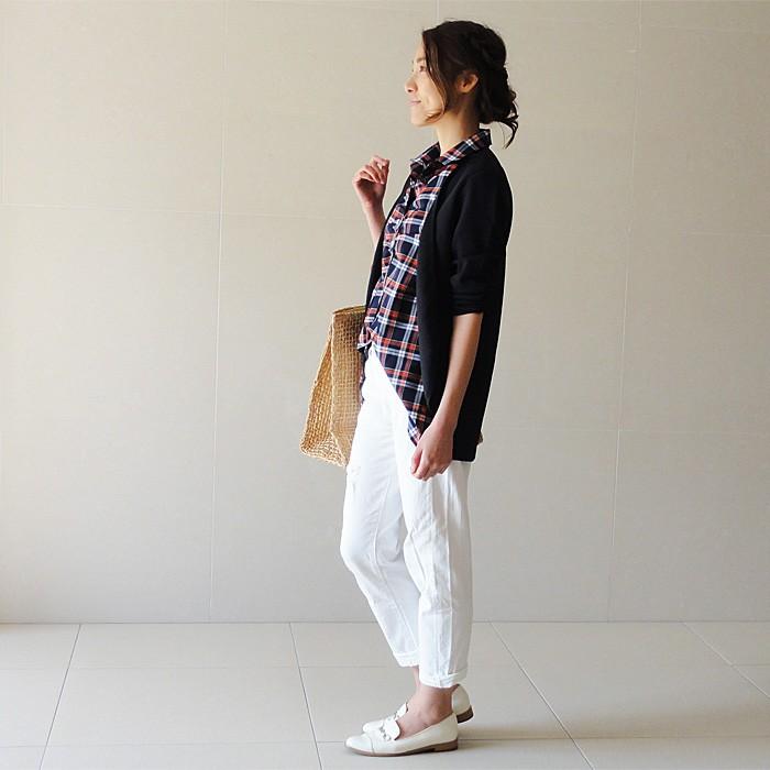 カーディガンonチェックシャツ ドッキングチュニック 長袖 秋冬 春 レディース トップス カジュアル 送料無料 重ね着 レイヤード 赤 紺 黒 ロング カーディガン Kt3 01 姫様ブティックbee Honey 通販 Yahoo ショッピング