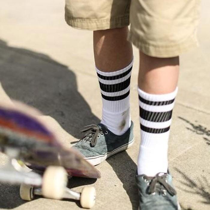 ソックス 24cm 30cm Socco 靴下 メンズ レディース 厚手 黒 白 ストライプ 10 2738 Bee8 通販 Yahoo ショッピング