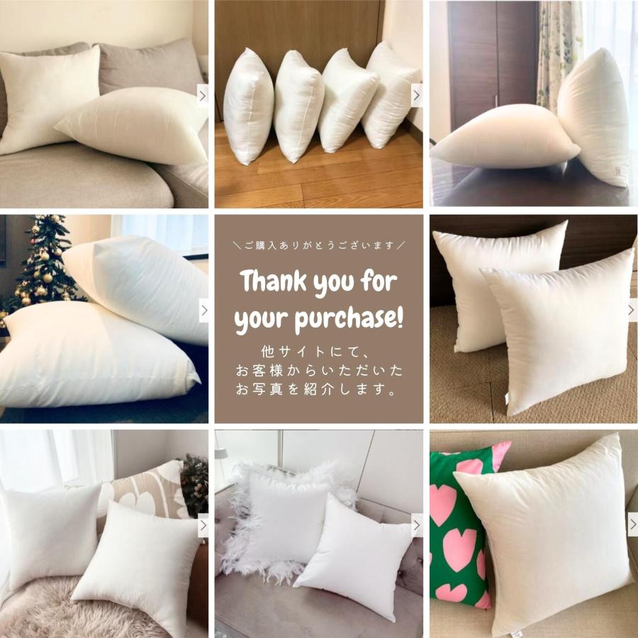 ヌードクッション 肉厚 50×50 国産 日本製 クッション 中身 クッションカバー用 セアテ 背当て 佐川またはヤマト便 |  | 05