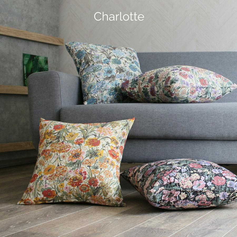 クッションカバー オックスプリント 45×45 日本製 北欧 シンプル