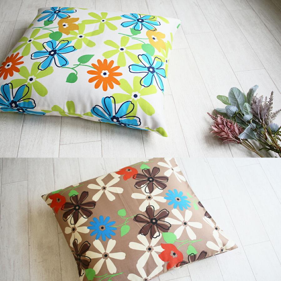 クーポン配布中 クッションカバー 北欧 花柄 55 59 座布団カバー 日本製 シンプル モダン 可愛い メール便送料無料 ギフト ビーバイ Beeb Y クッションの工場 通販 Yahoo ショッピング