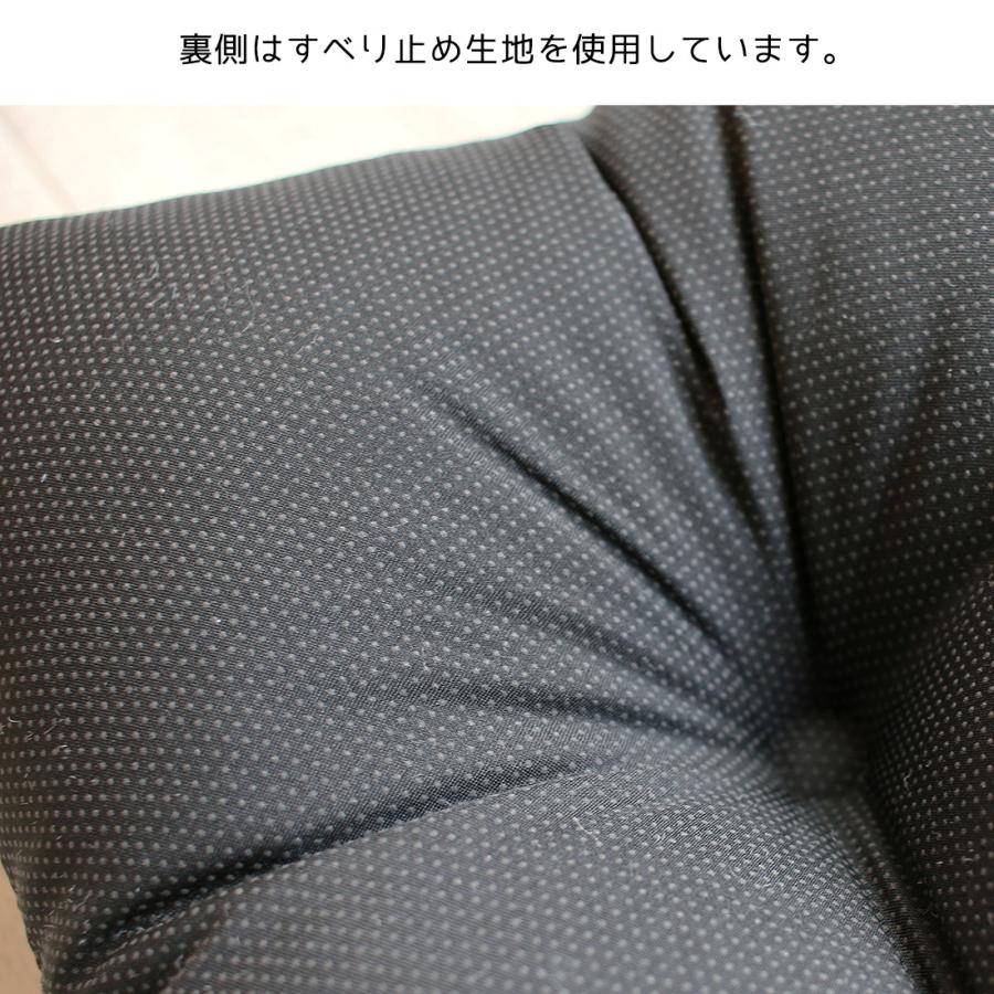 ひも付き シートクッション ソフトレザー 約42×42 ふかふか ひも付き シートクッション ソフトレザー 約42×42 ふかふか