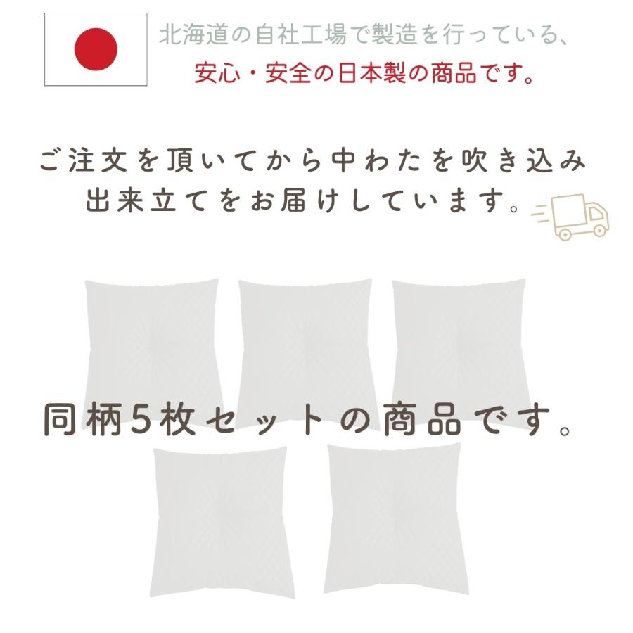 座布団 5枚組 55×59 59×63 お盆 お彼岸 法事 居酒屋 銘仙判 八端判 スタイリッシュ モダン カジュアル セット 業務用 送料無料 佐川またはヤマト便｜beeb-y｜02