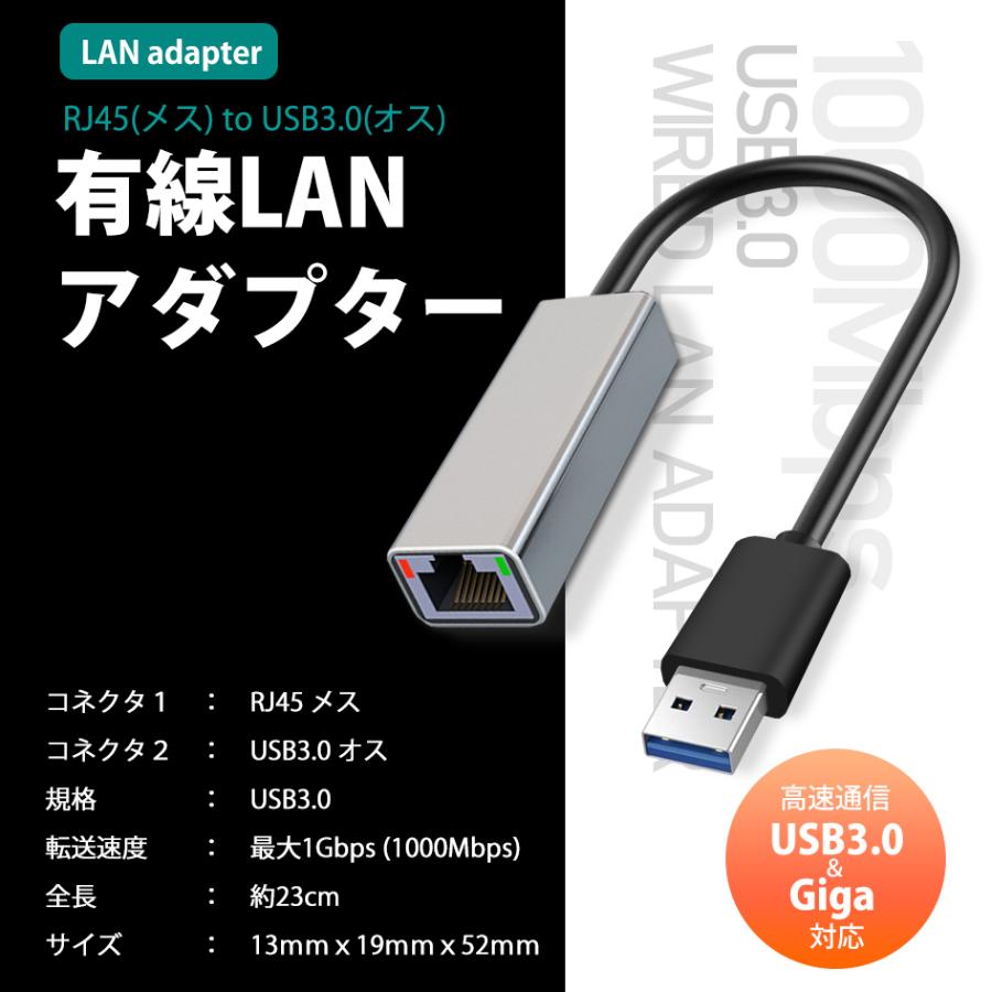 超高速 USB3.0 Nintendo SWITCH 有線LANアダプター Sライン 任天堂 スイッチ きっちりハマる TVモードに対応 有線ラン 超安定 送料無料｜beebraxs｜06