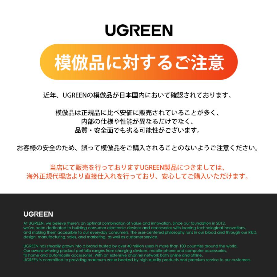 UGREEN LANケーブル L型端子 1m カテゴリー6 1Gbps ギガビット 高速通信 CAT6 RJ45 壁面 壁掛けに 30833 | UGREEN | 05