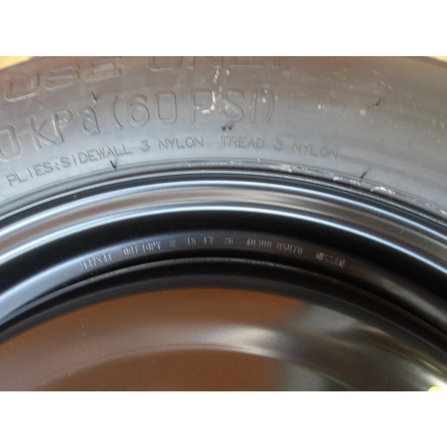 H29 フーガ HY51 T165/80D17/5穴 スペアタイヤ/SPタイヤ/テンパータイヤ 1本 |  | 01